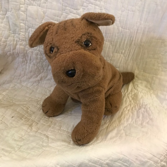 Sharpay wrinkly pup stuffed plush dog - Picture 1 of 3